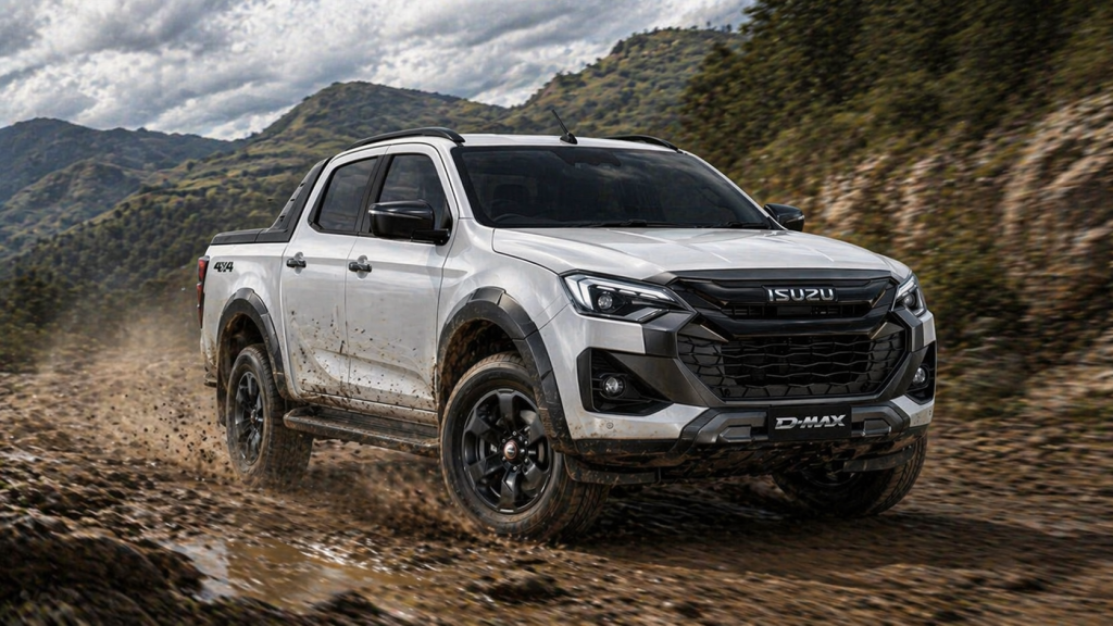 Isuzu D-MAX Double Cab driving off road